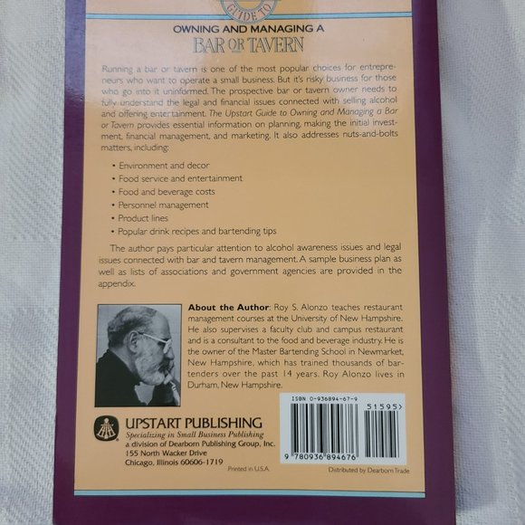 Book Bundle-Starting & Running a Bar -6 Titles! - Picture 5 of 13